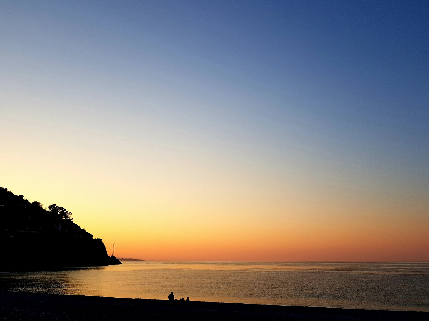 Tramonto sullo Stretto di Messina 