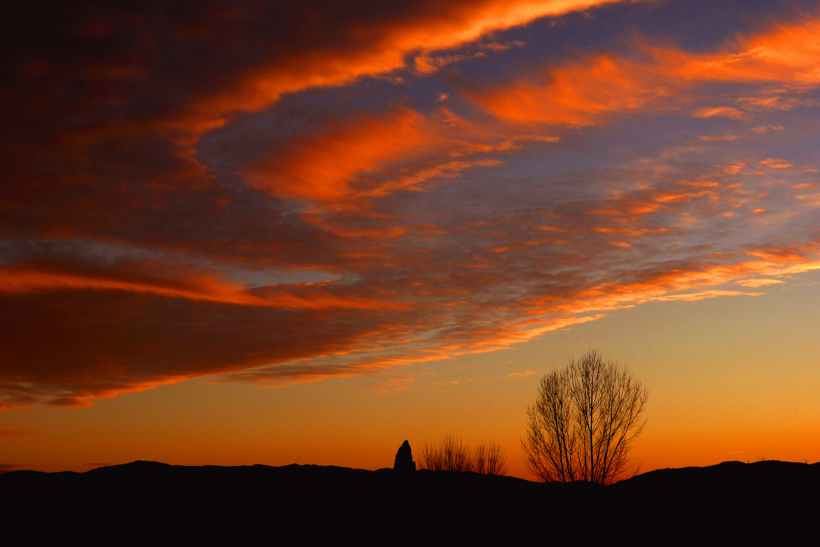 ..tramonto toscano del 09.01.2017......