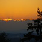tramonto tra le colline del monferrato