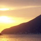 Tramonto tra Lipari e Salina