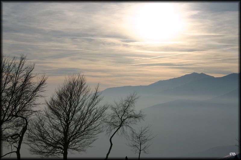 Tramonto velato