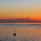 Tramonto visto da Camogli