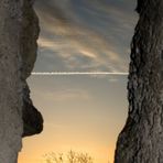 Tramonto visto dal "Castrum Ardeae o Castello Sforza Cesarini di Ardea