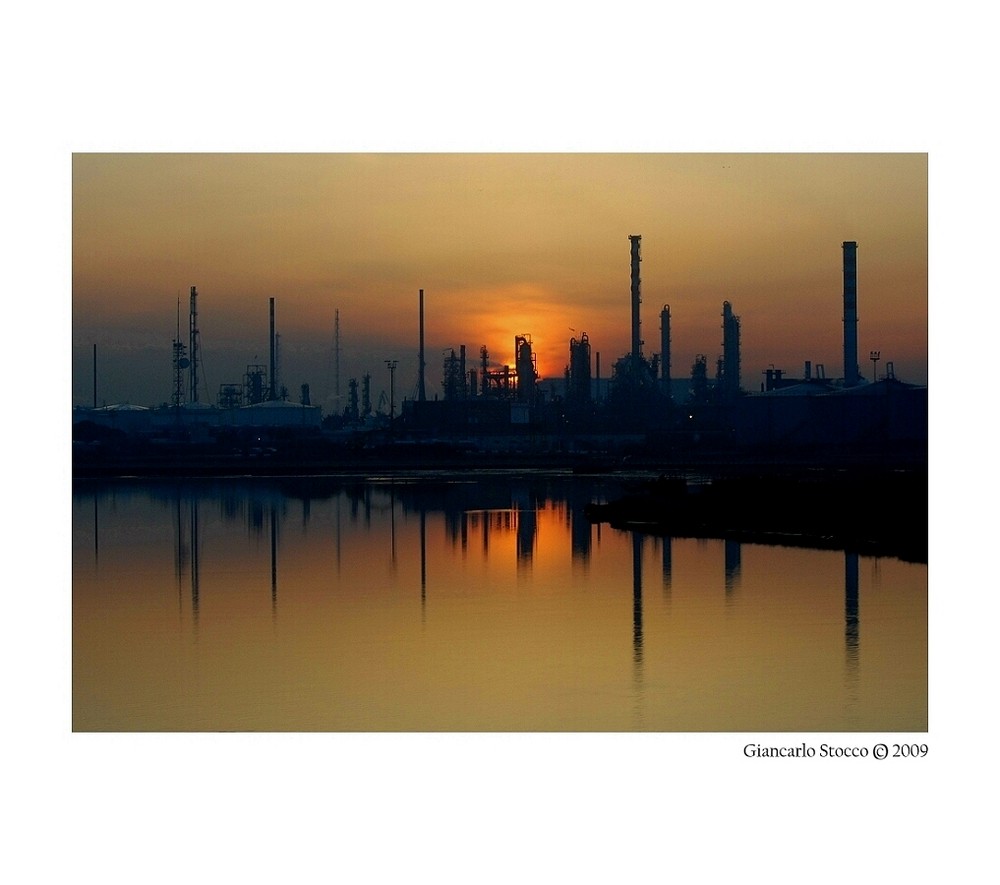 Tramonto...industriale.