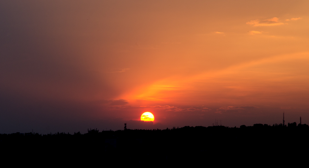 tramonto...quasi africano