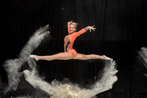 Trampolinspringen - perfekt