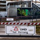 Tramübergang und Streetart...