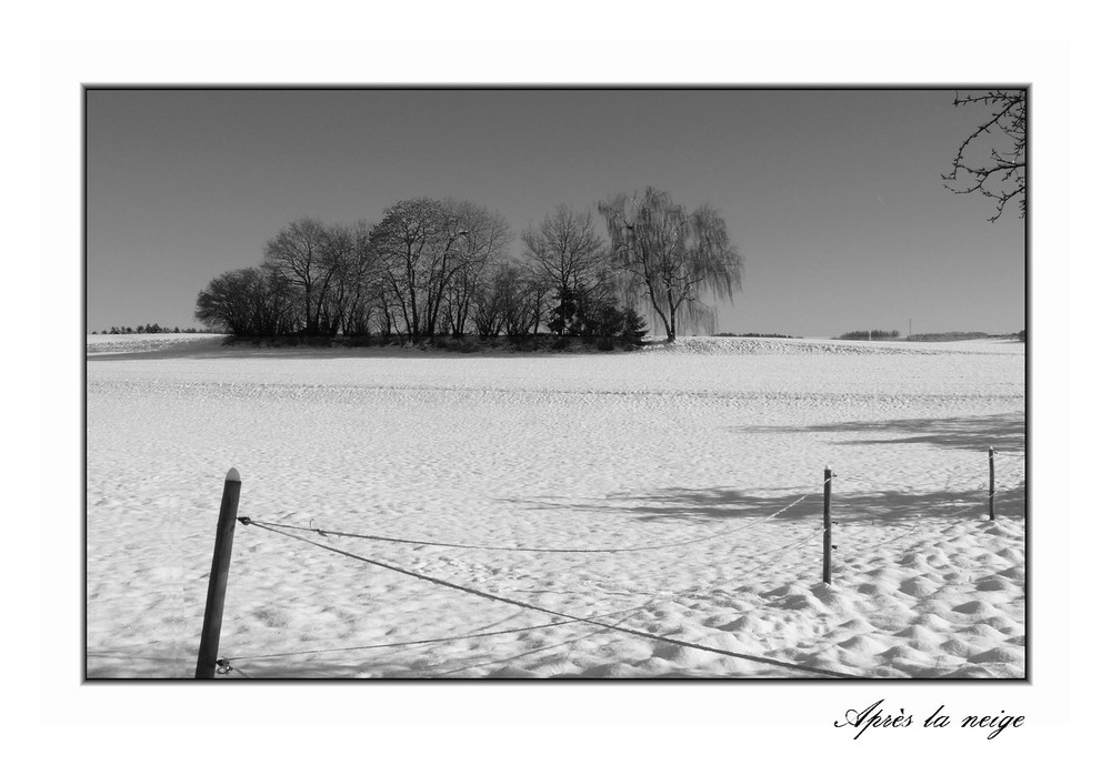 tranquilité hivernale