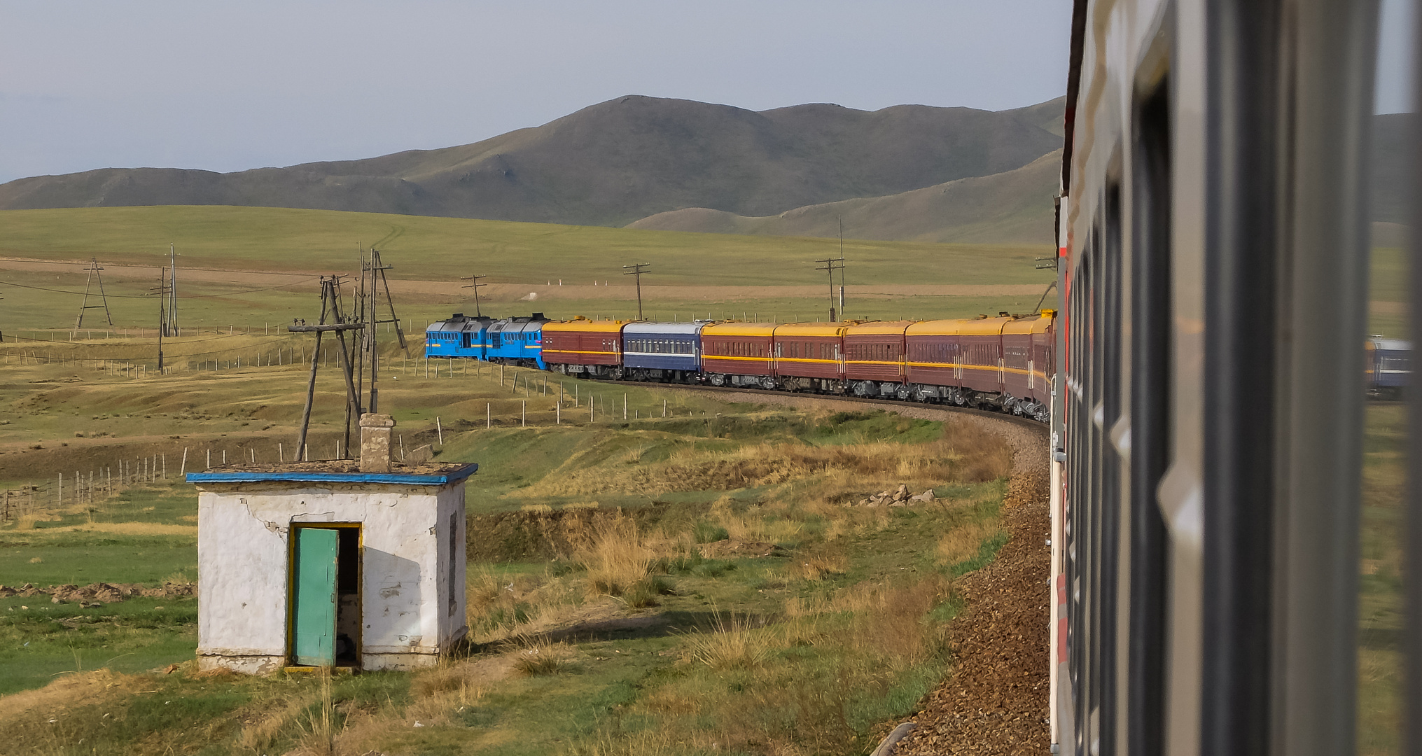 Transmongolische Bahn Foto & Bild doppel, mongolei, m62 Bilder auf