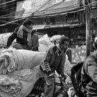Transport im Chandni Chowk (Old Delhi)