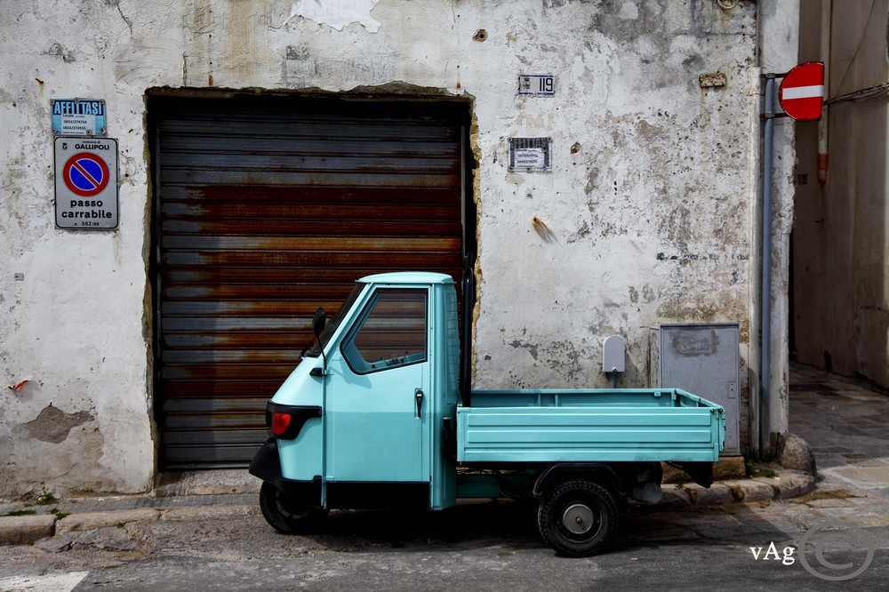 Transport in Gallipoli, Italy