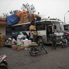Transport mit dem Bus in Vietnam