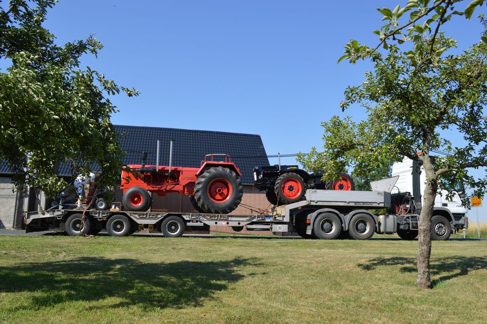 Transport zum Traktorentreffen nach Markkleeberg