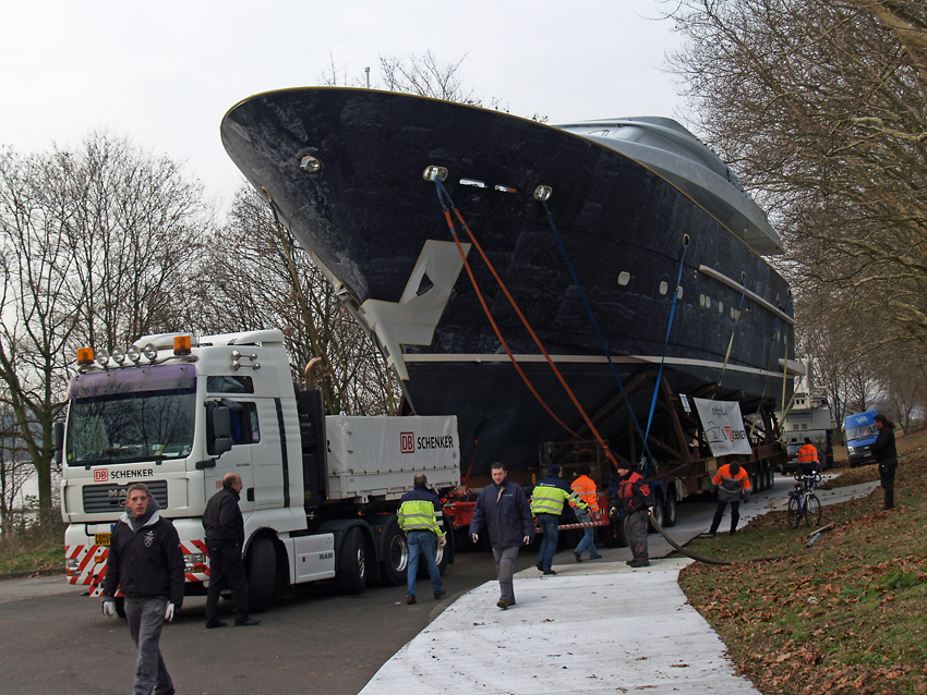 Transport zur Boot 2010