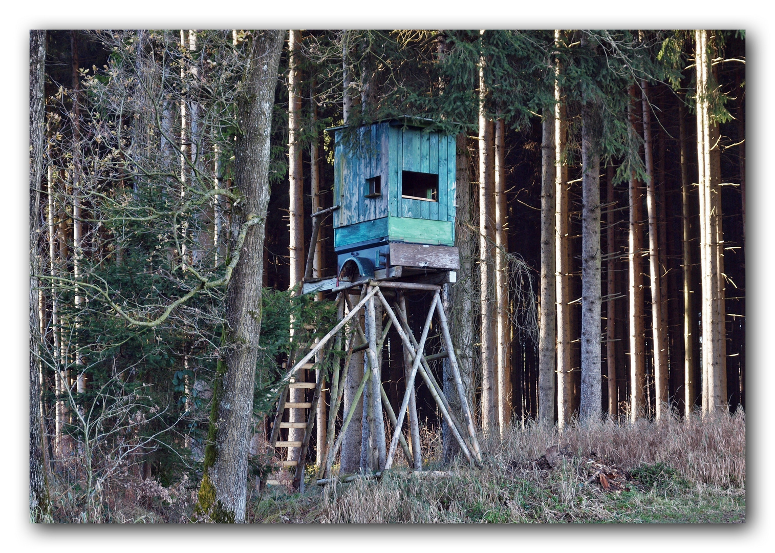 Transportabler Hochsitz