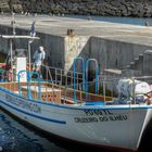 Transportboot zwischen Hafen und Insel Ilhéu de Vila Franca do Campo