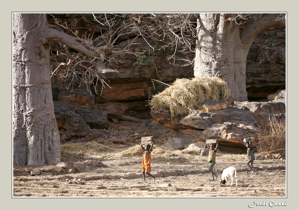 Transporte de piedras