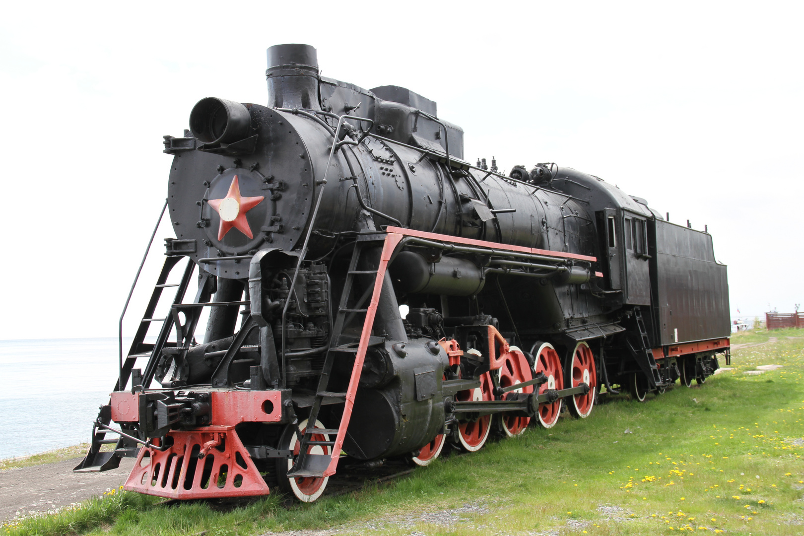 Transsibirische Eisenbahnlok Foto & Bild eisenbahn, breitspur , verkehr & fahrzeuge Bilder auf