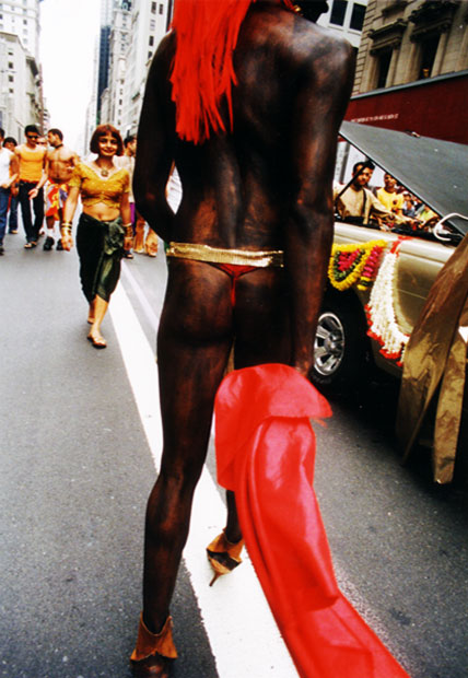 Transvestites at the gay parade