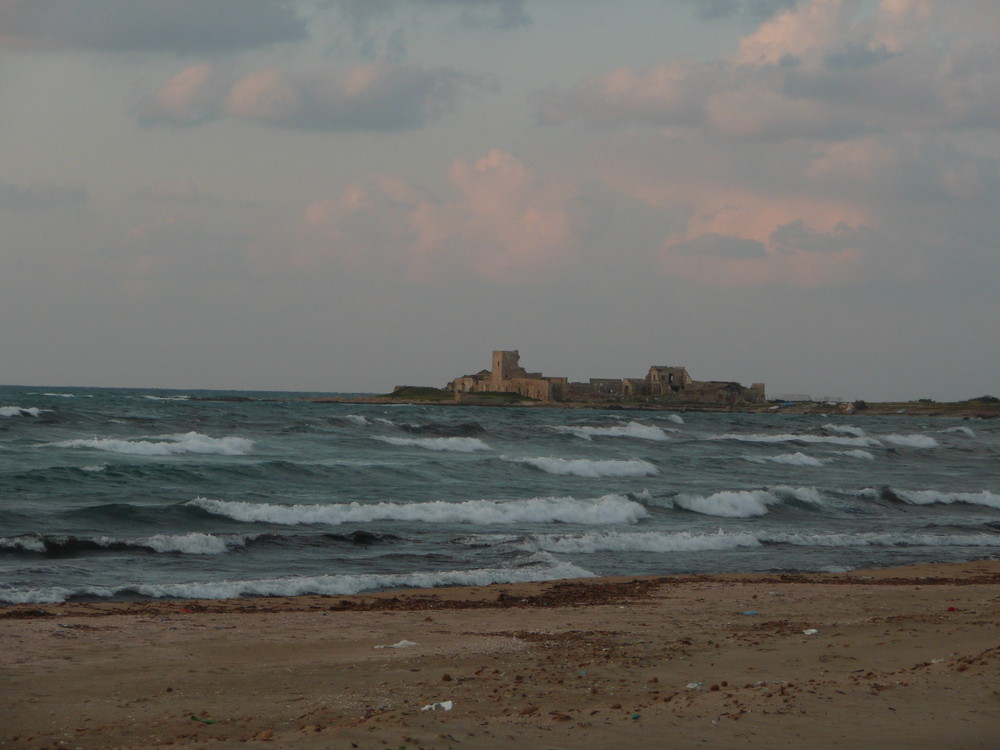 Trapani-Abends im Frühjahr am Meer.....