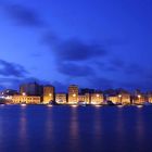 Trapani notturno della zona del porto