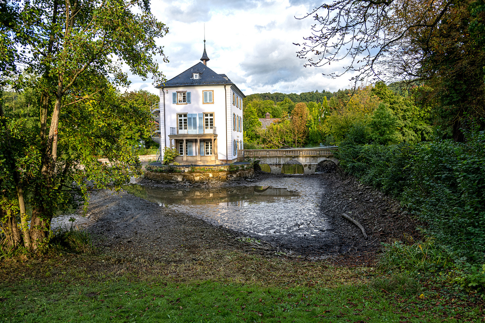 Trappensee fast ohne Wasser 1