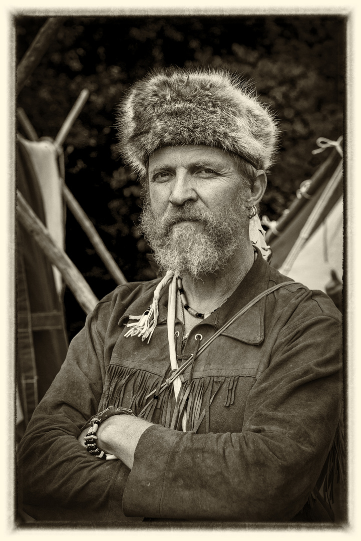 Trapper bei Indianer Powow Foto & Bild | dokumentation, outdoor ...