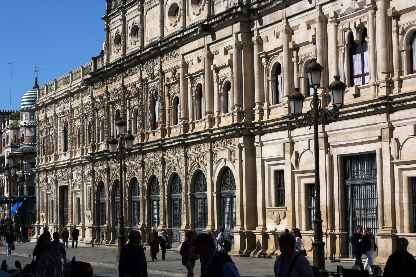 Trasera del Ayuntamiento de Sevilla. Plaza de San Francisco.