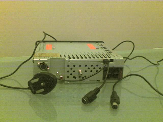 Trasera Radio y cable bluetooth