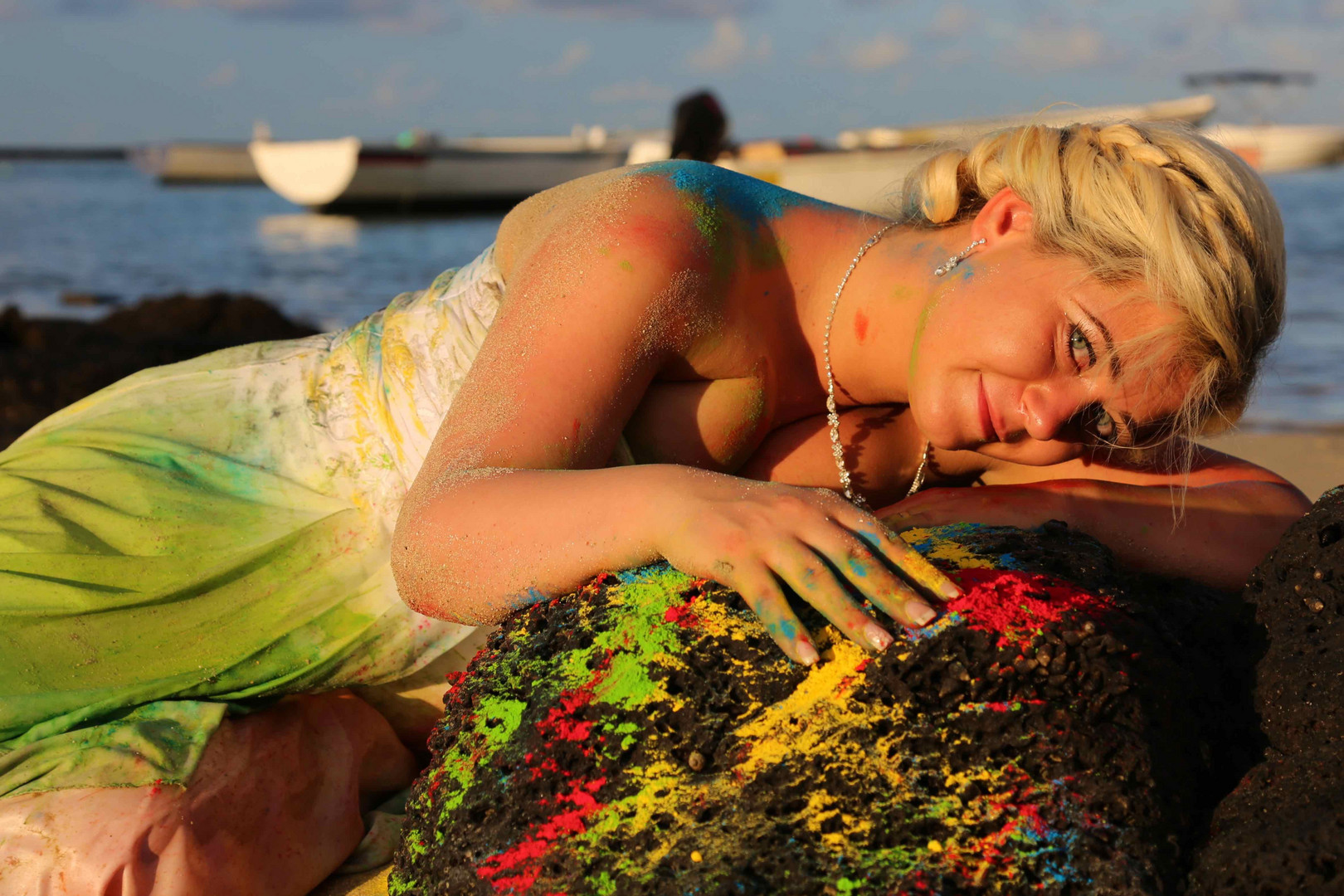 Trash the Dress auf Mauritius