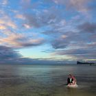 Trash the dress auf Mauritius