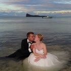 Trash the dress auf Mauritius