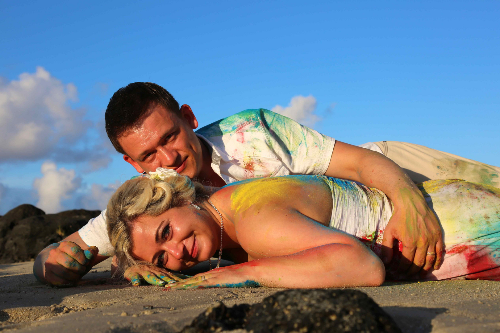 Trash the Dress auf Mauritius