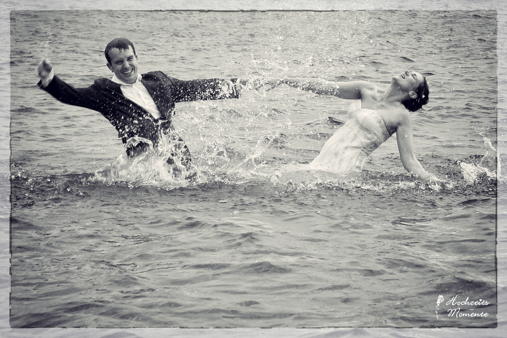 Trash the Dress Fotoshooting am Cospudener See Leipzig