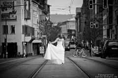 Trash-the-dress in Heilbronn