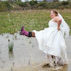 Trash the Dress - Pfütze