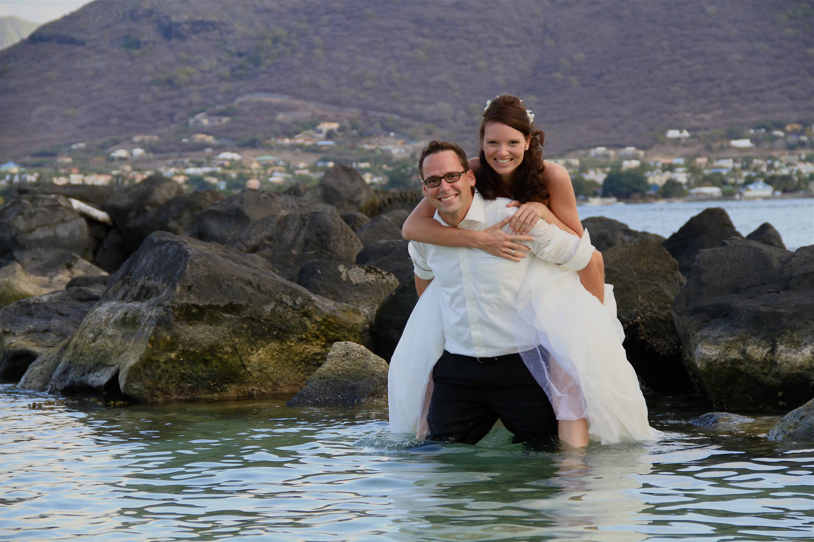 Trash the dress Shooting Mauritius