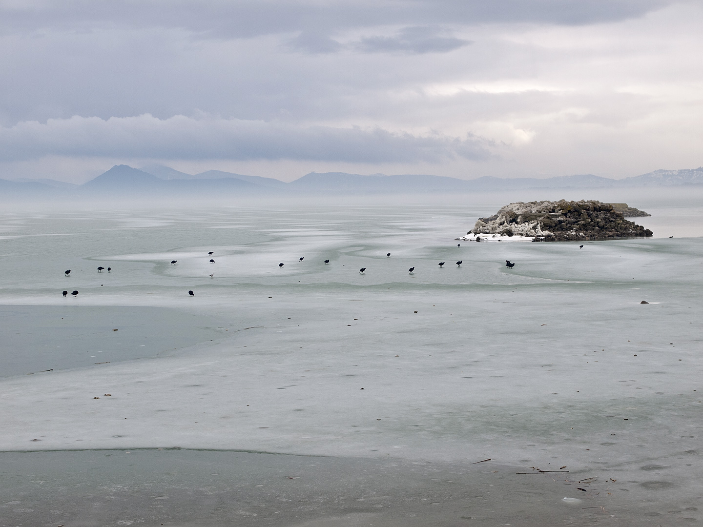 Trasimeno ghiacciato