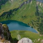 Traualpsee von der Schochenspitze aus gesehen