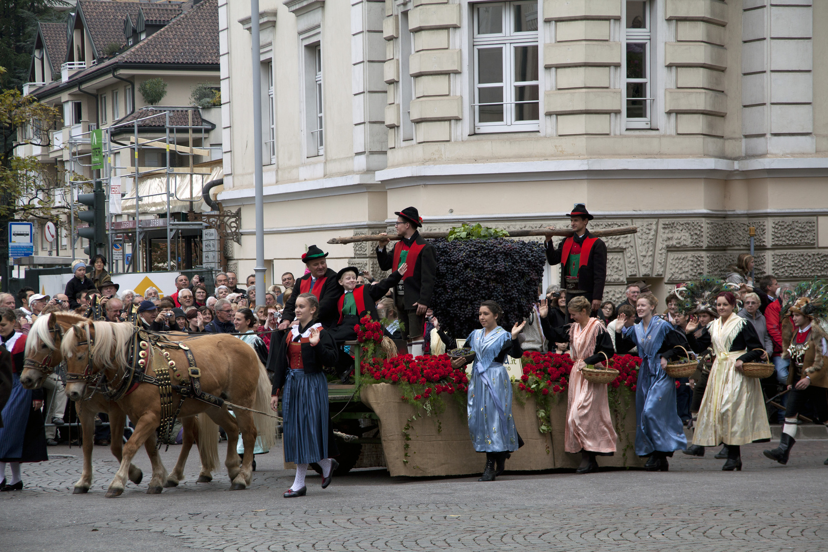 Traubenfestumzug in Meran