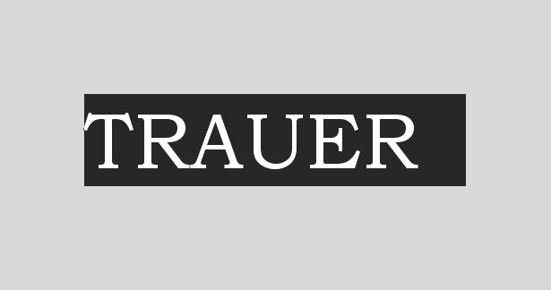 Trauer