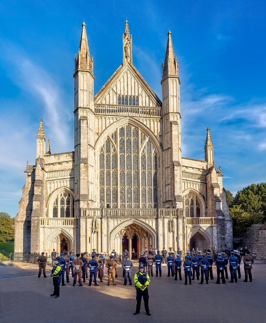 Trauergottesdienst in Winchester Cathedral