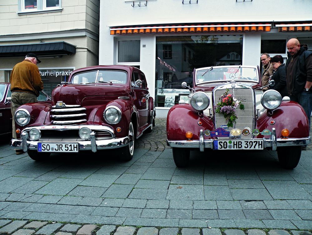 Traum-Autos einst und jetzt.