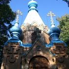 Traum in Blau-russischer Friedhof in Berlin