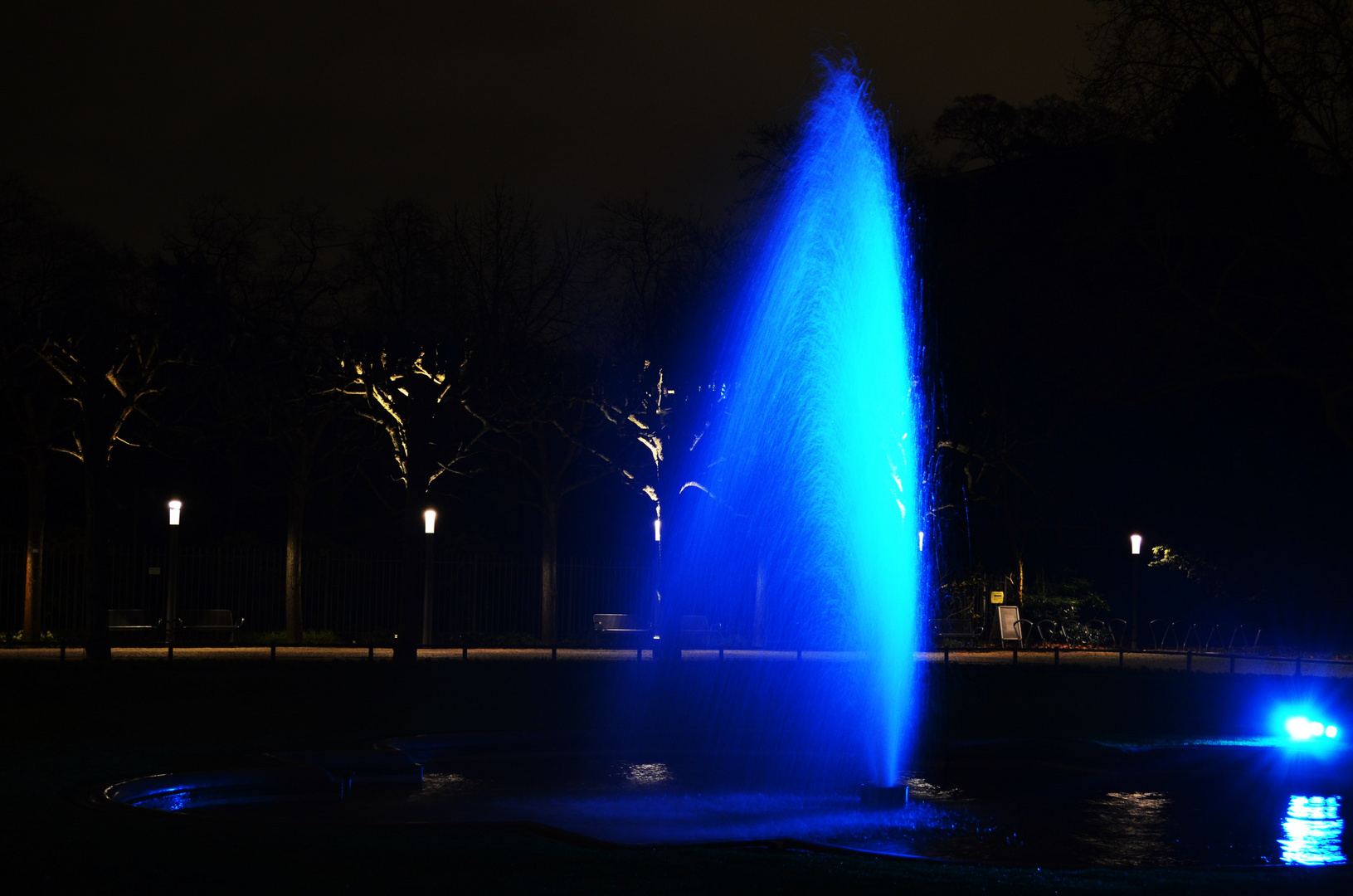 Traum in Blau - Winterlichter