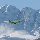 TRAUM-PANORAMA - ANFLUG AUF INNSBRUCK MIT S7-SIBIR-AIRBUS-A-320