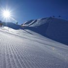 Traum-Piste beim Skifahren