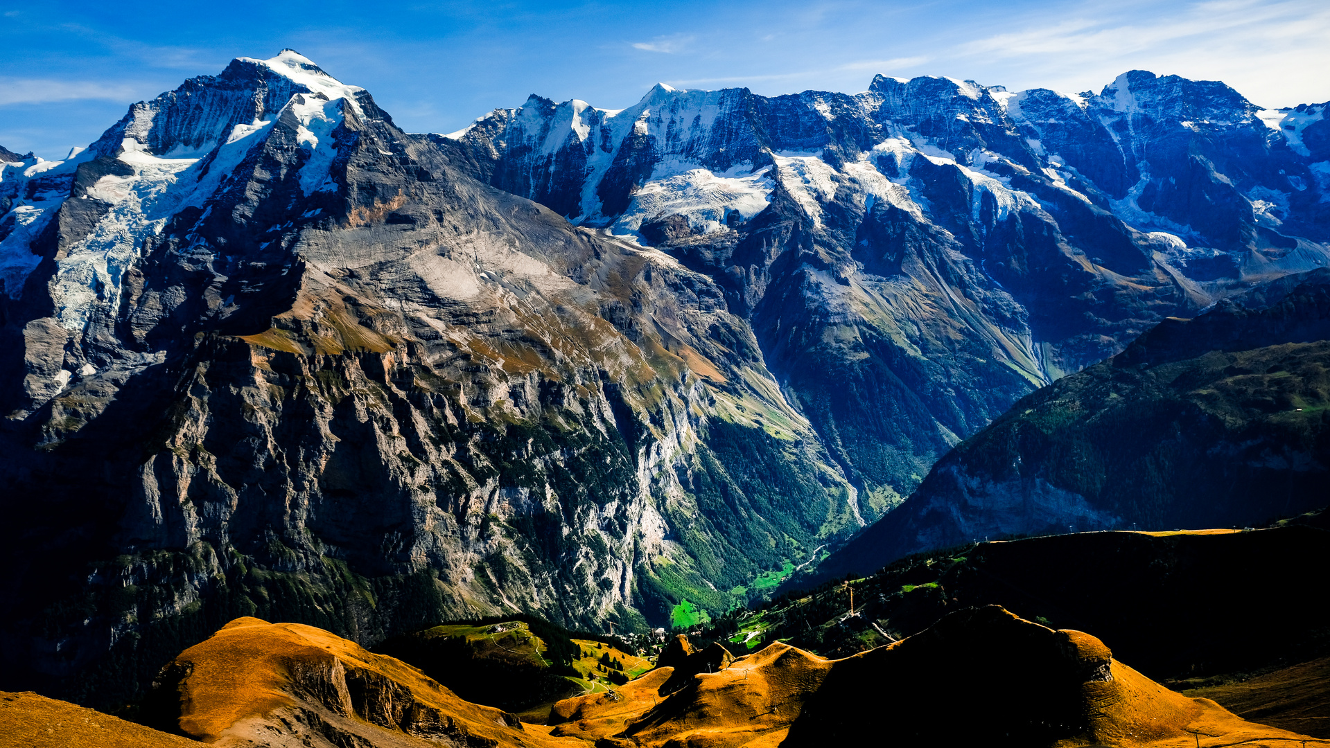 Traumblick vom Bietenhorn gen Jungfrau und Lauterbrunnental