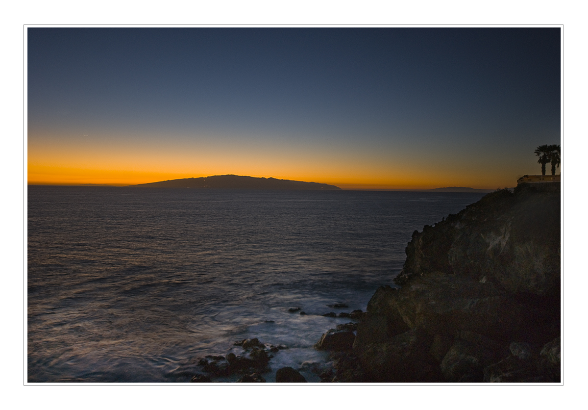 traumhaft ... Gomera, La Palma und El Hierro waren zu sehen