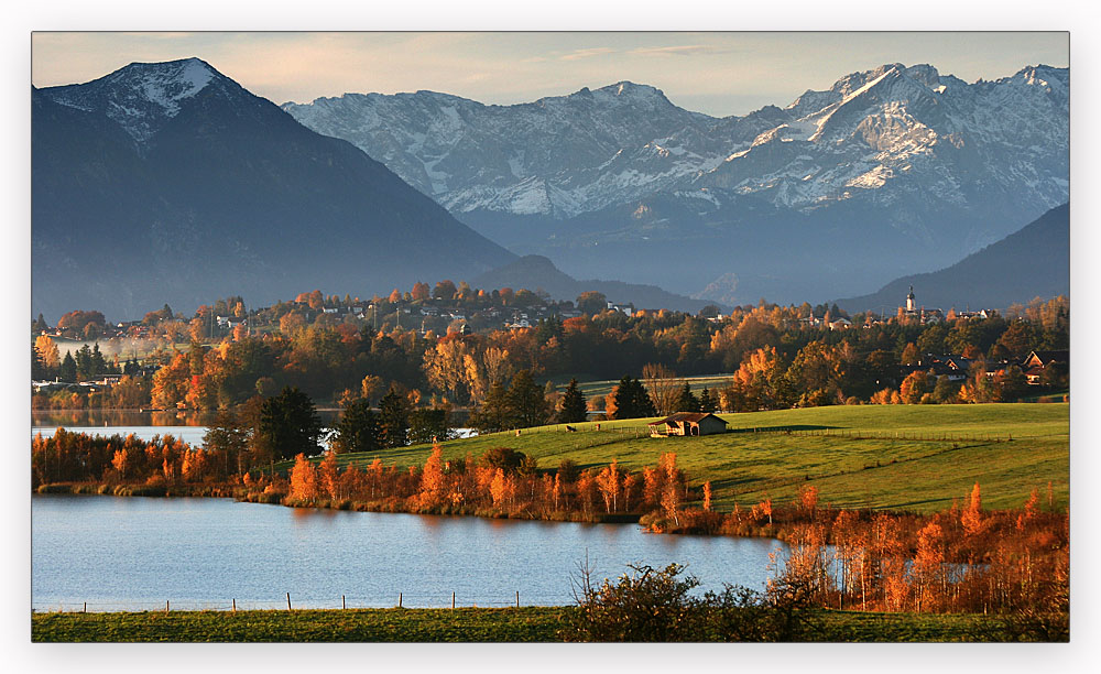 Traumhaft schöner Herbst am Riegsee